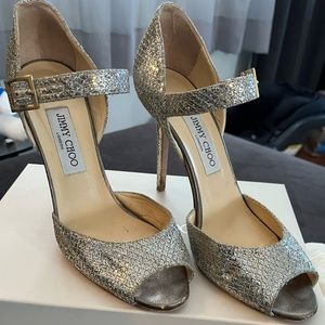 JIMMY CHOO glitter heels